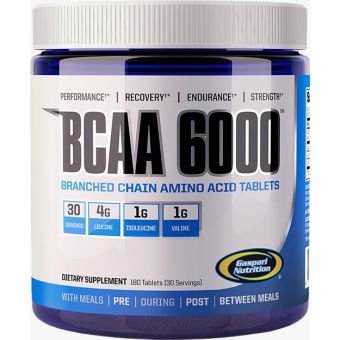 BCAA 6000 Gaspari Nutrition  (180 таблеток)